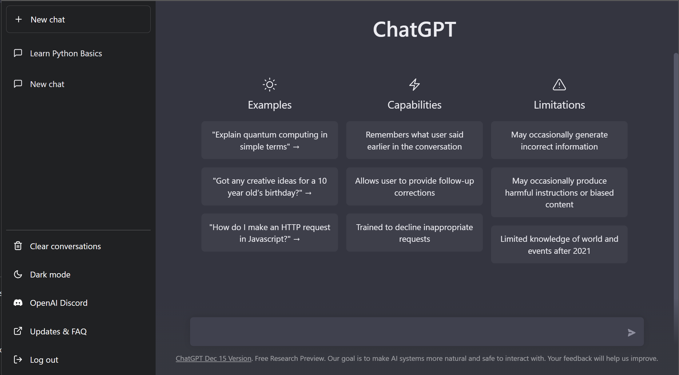 Learn Python with ChatGPT